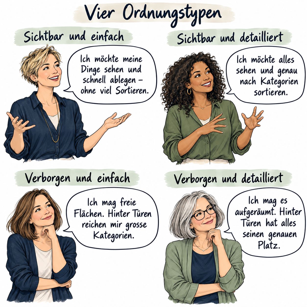 Deine Ordnung muss nicht aussehen wie meine.